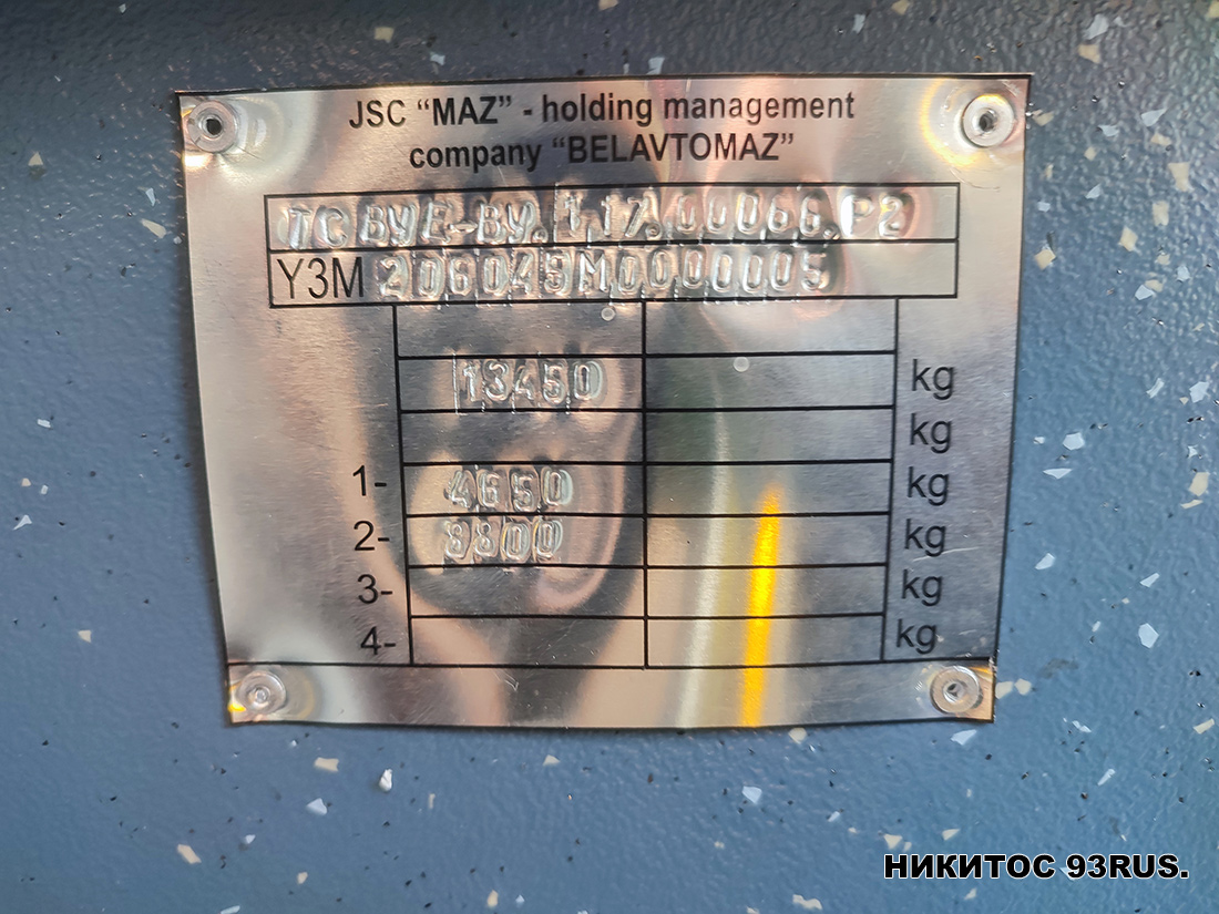 Краснодарский край, МАЗ-206.045 № Н 106 ОЕ 193