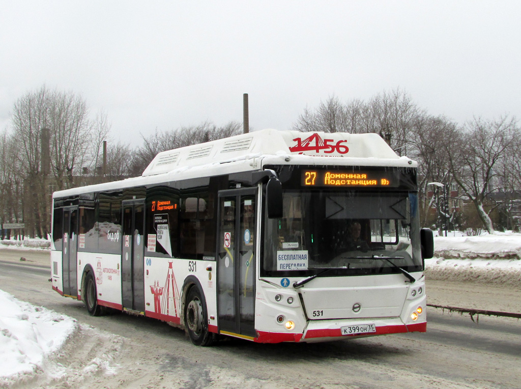 Вологодская область, ЛиАЗ-5292.67 (CNG) № 0531