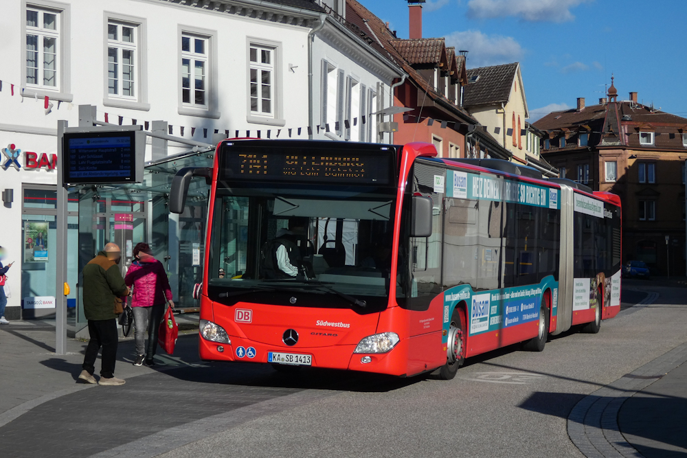 Баден-Вюртемберг, Mercedes-Benz Citaro C2 G № KA-SB 1413