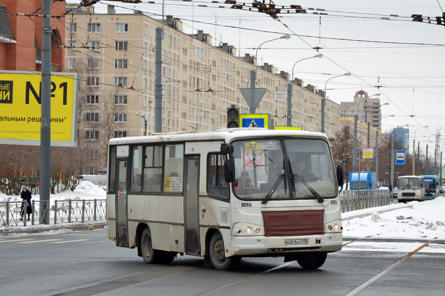 Санкт-Петербург, ПАЗ-320402-05 № 8865