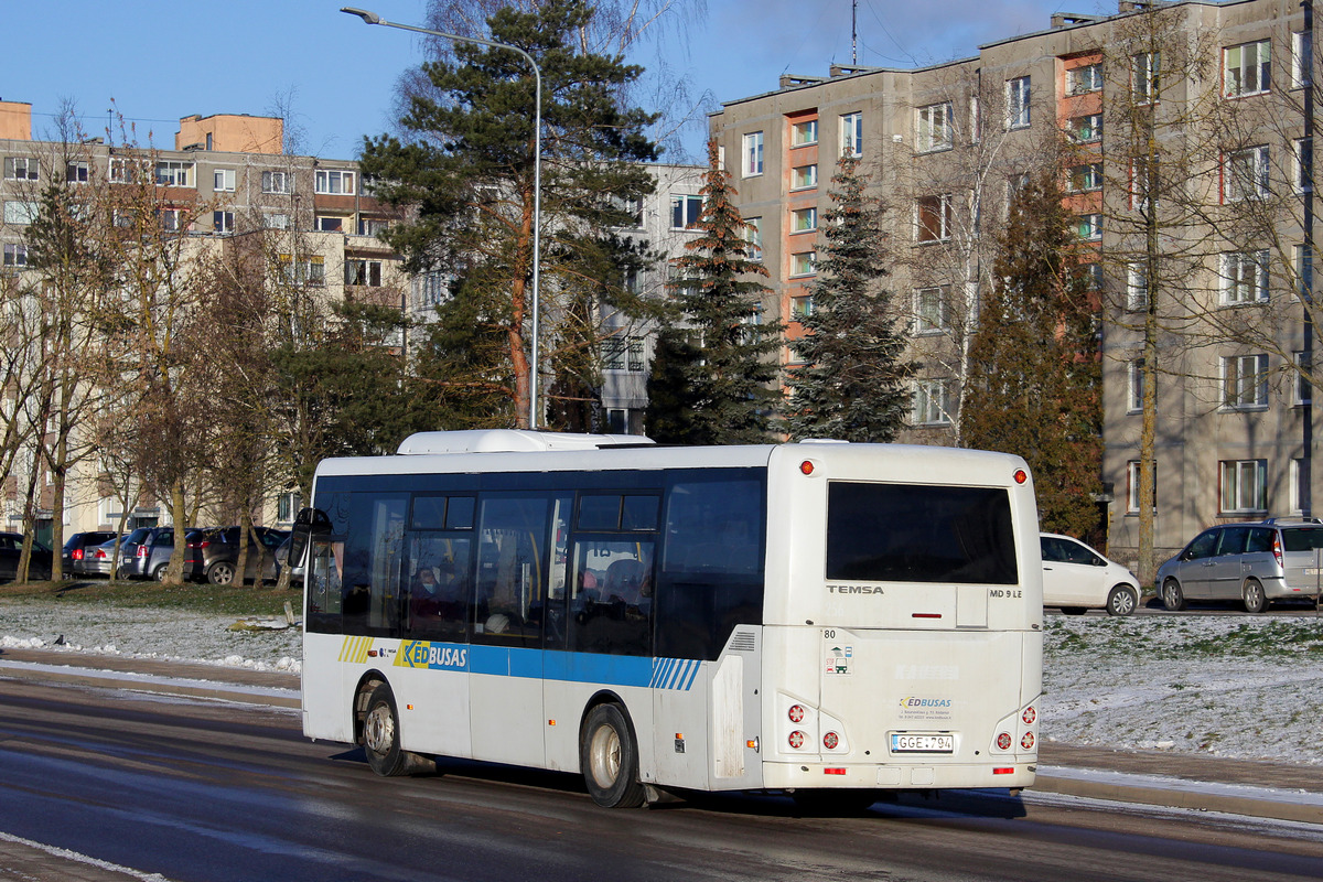 Литва, TEMSA MD9 LE № 80