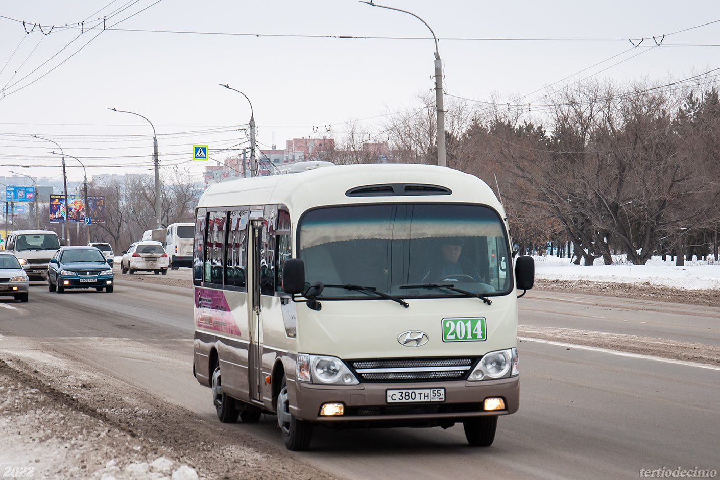 Омская область, Hyundai County Deluxe № 2014