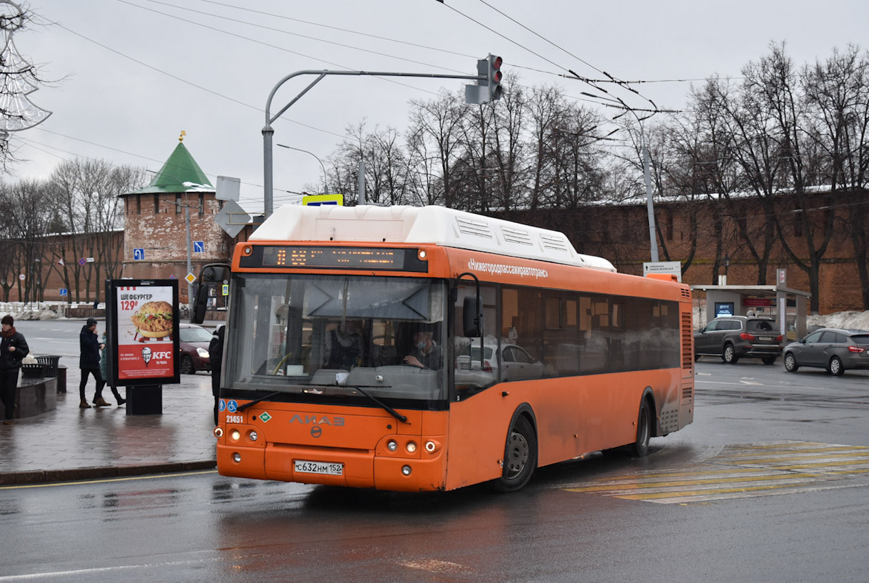 Нижегородская область, ЛиАЗ-5292.67 (CNG) № 21451