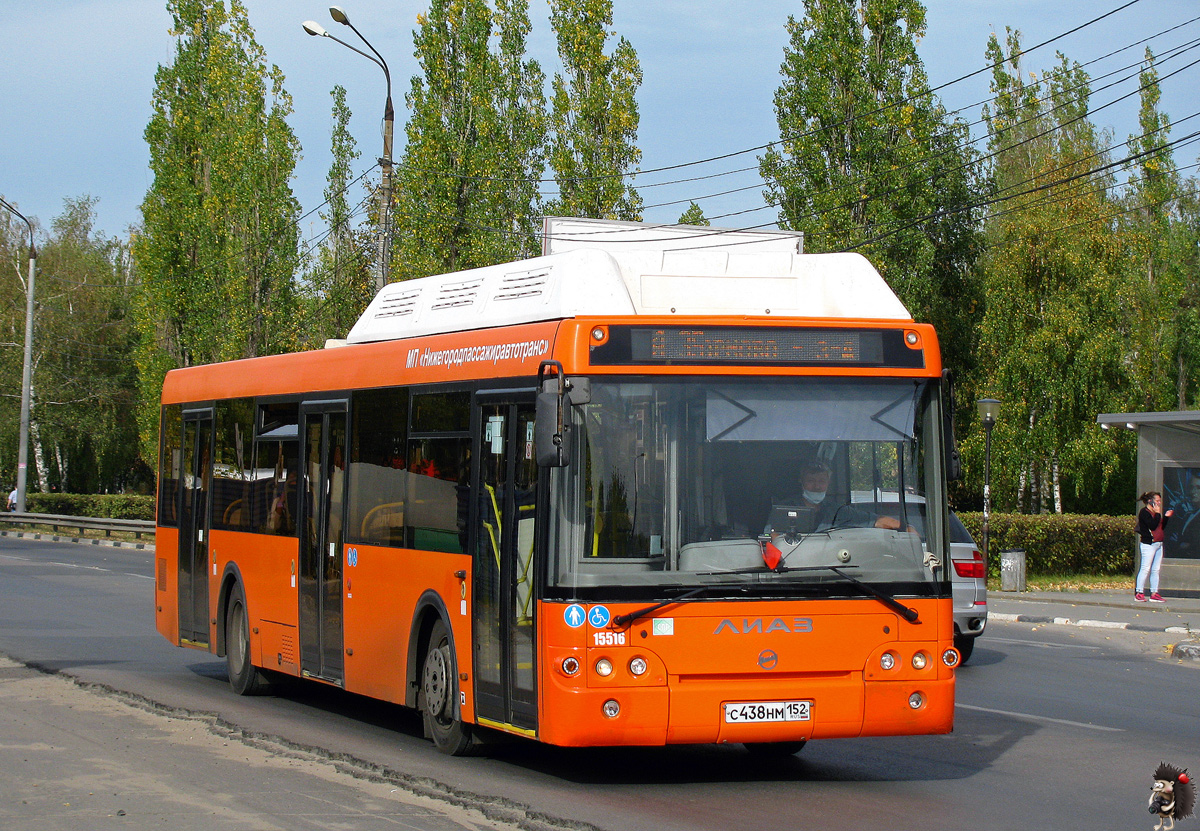 Нижегородская область, ЛиАЗ-5292.67 (CNG) № 15516