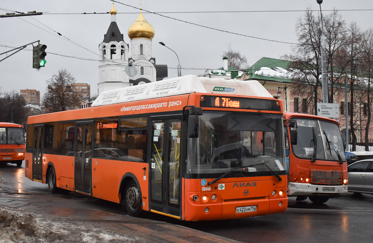 Нижегородская область, ЛиАЗ-5292.67 (CNG) № 15446