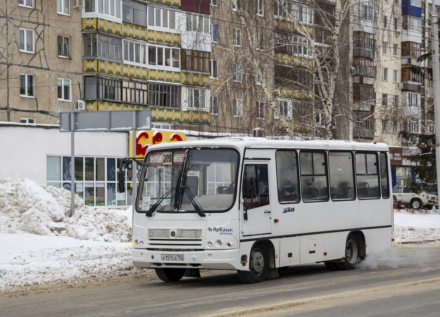 Башкортостан, ПАЗ-320302-08 № А 151 СЕ 702