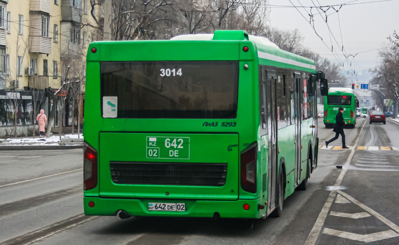 Almaty, LiAZ-5293.60 # 3014