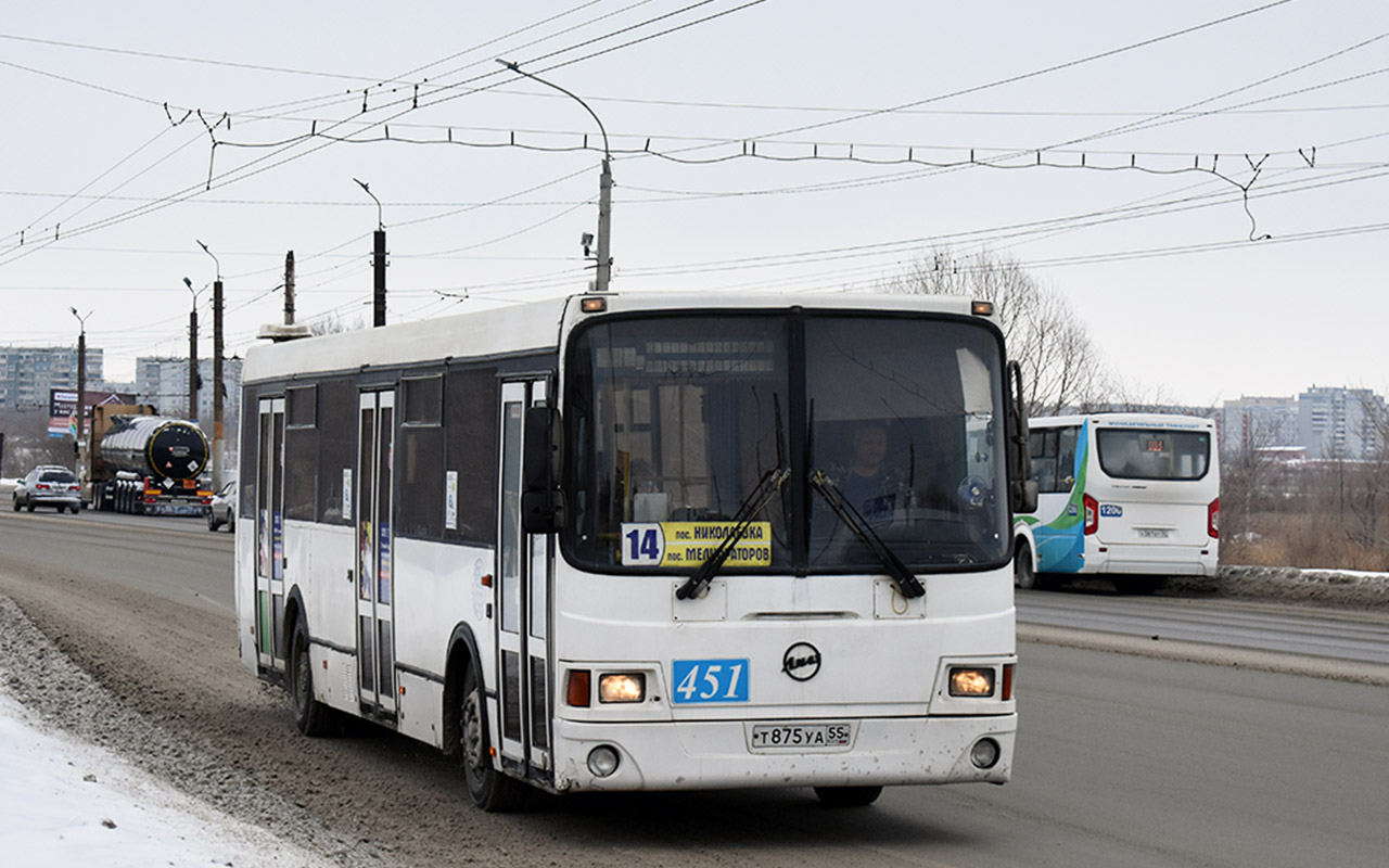 Omsk region, LiAZ-5256.53 č. 451