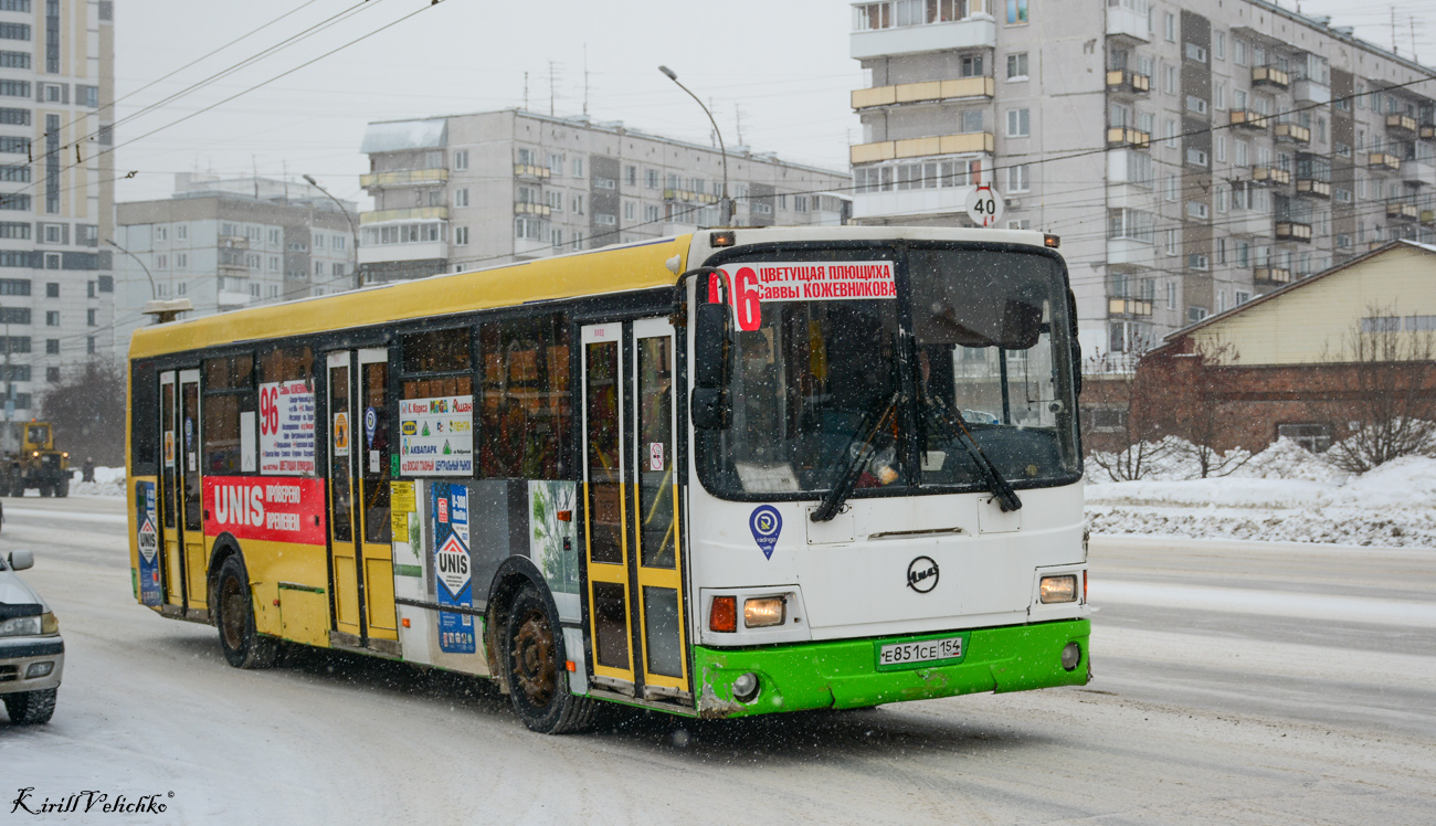 Новосибирская область, ЛиАЗ-5256.53 № Е 851 СЕ 154