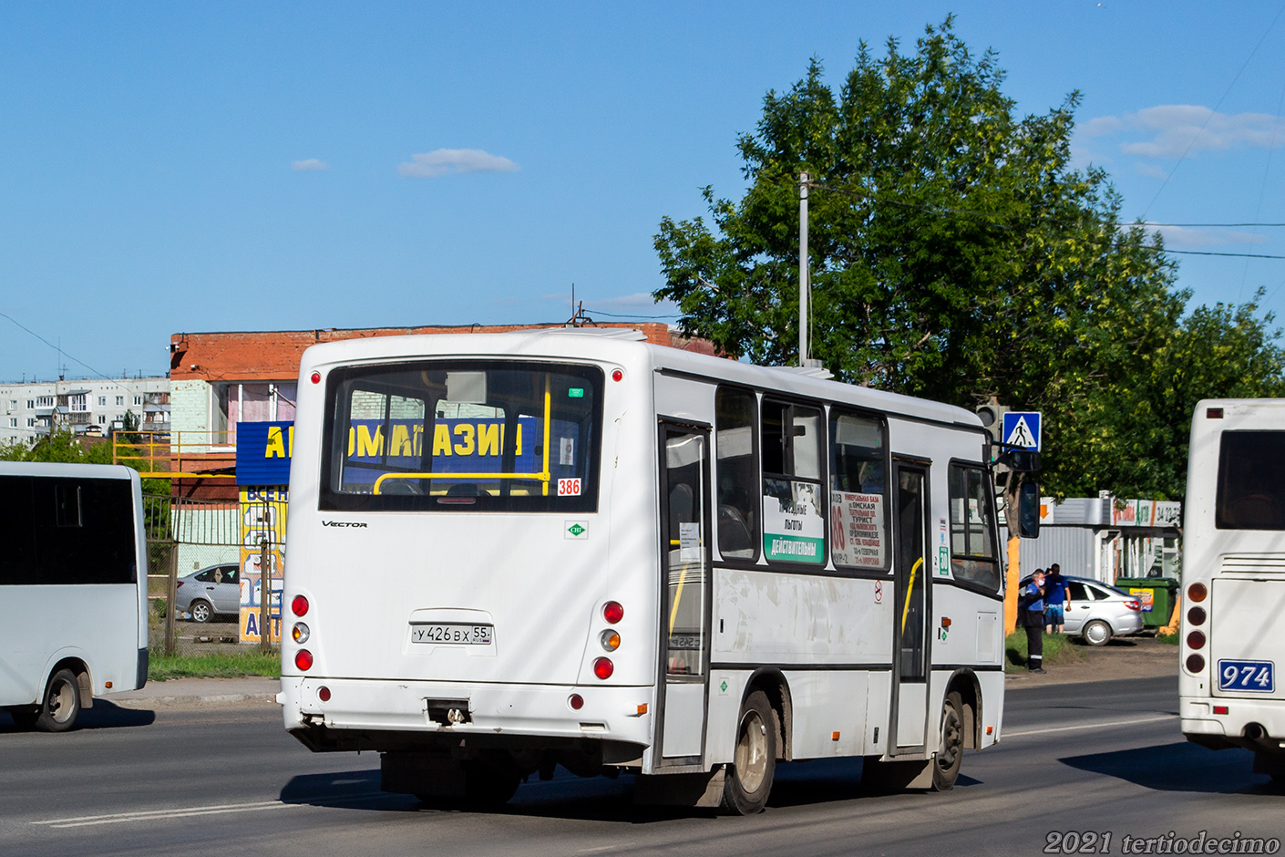 Омская область, ПАЗ-320302-22 "Вектор" № У 426 ВХ 55