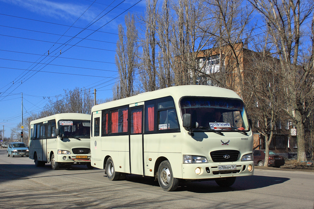 Ростовская область, Hyundai County SWB C08 (РЗГА) № О 786 ВМ 161