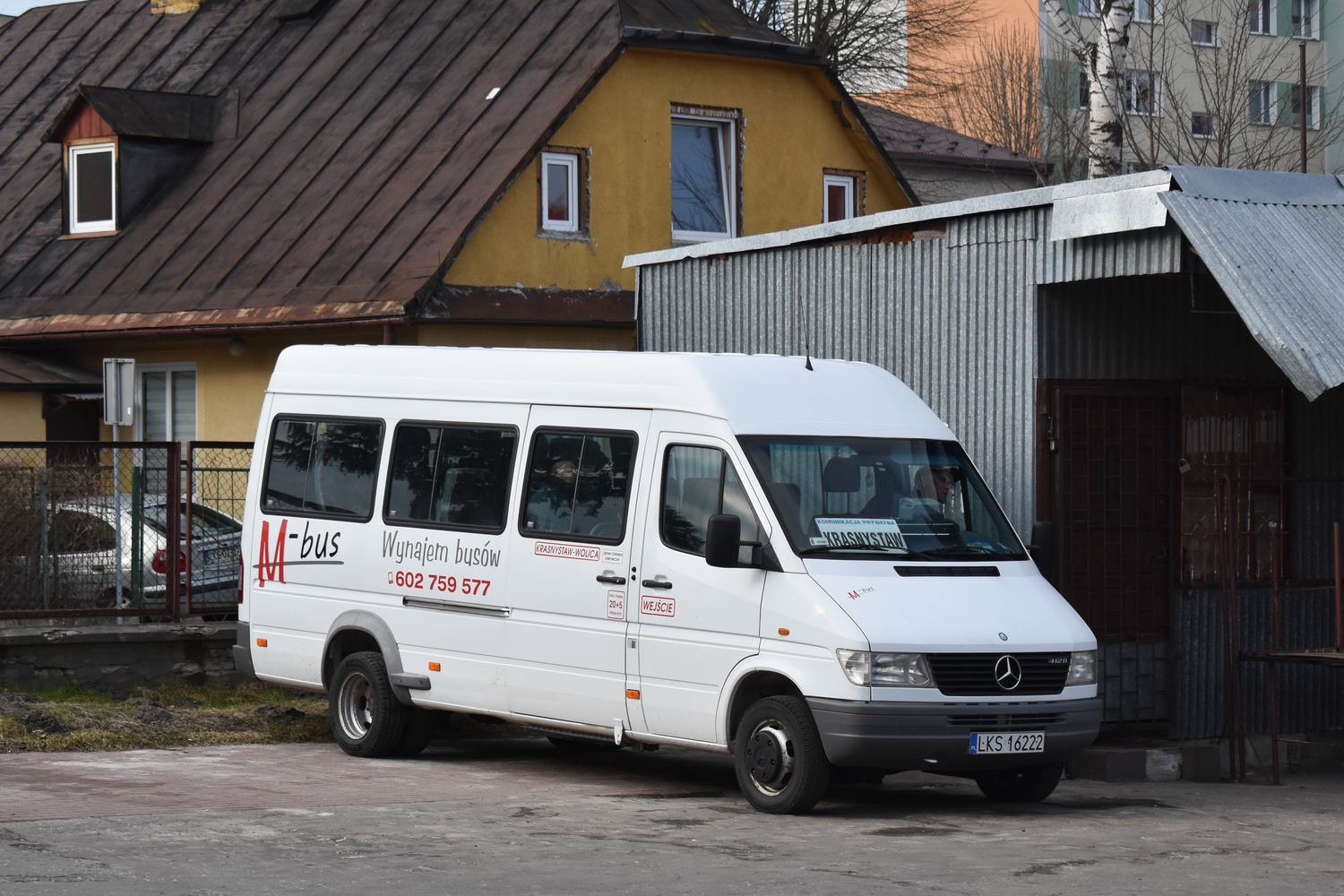 Польша, Mercedes-Benz Sprinter W904 412D № LKS 16222