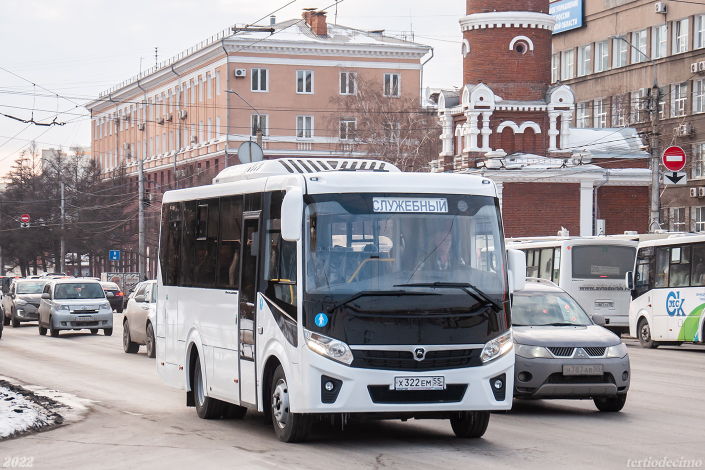 Омская область, ПАЗ-320405-04 "Vector Next" (межгород) № Х 322 ЕМ 55