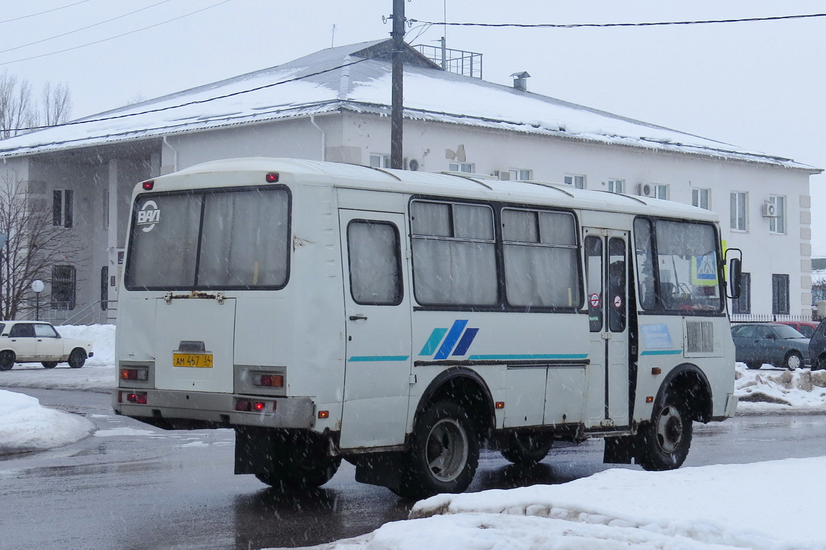 Волгоградская область, ПАЗ-3206-110 № АМ 467 34