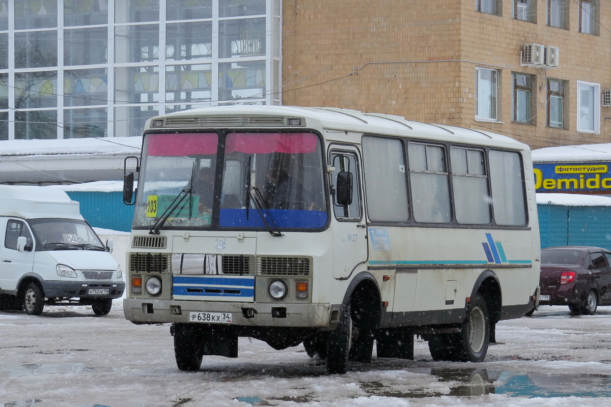 Волгоградская область, ПАЗ-3206-110 № Р 638 КХ 34