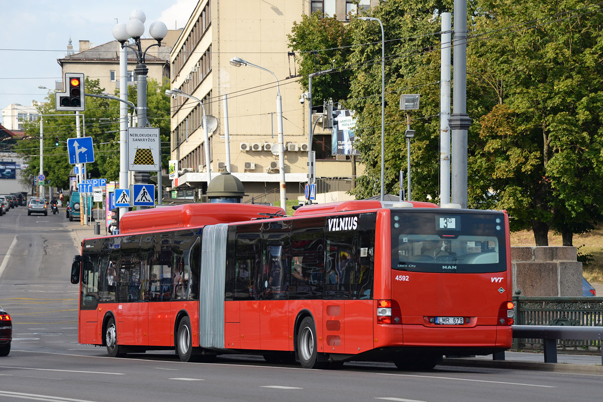 Литва, MAN A23 Lion's City G NG313 CNG № 4592