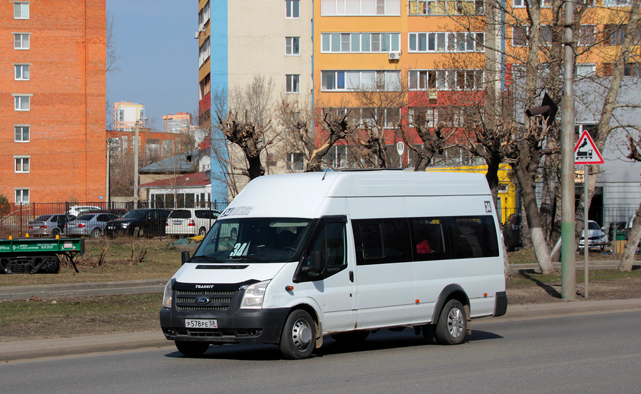 Пензенская область, Росвэн Автолайн (Ford Transit) № Р 578 РЕ 58