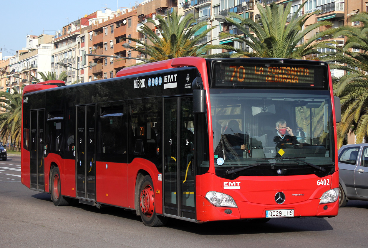 Испания, Mercedes-Benz Citaro C2 hybrid № 6402