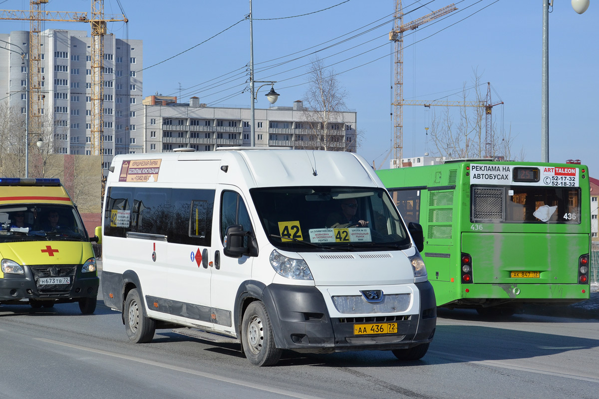 Тюменская область, Нижегородец-2227SK (Peugeot Boxer) № АА 436 72