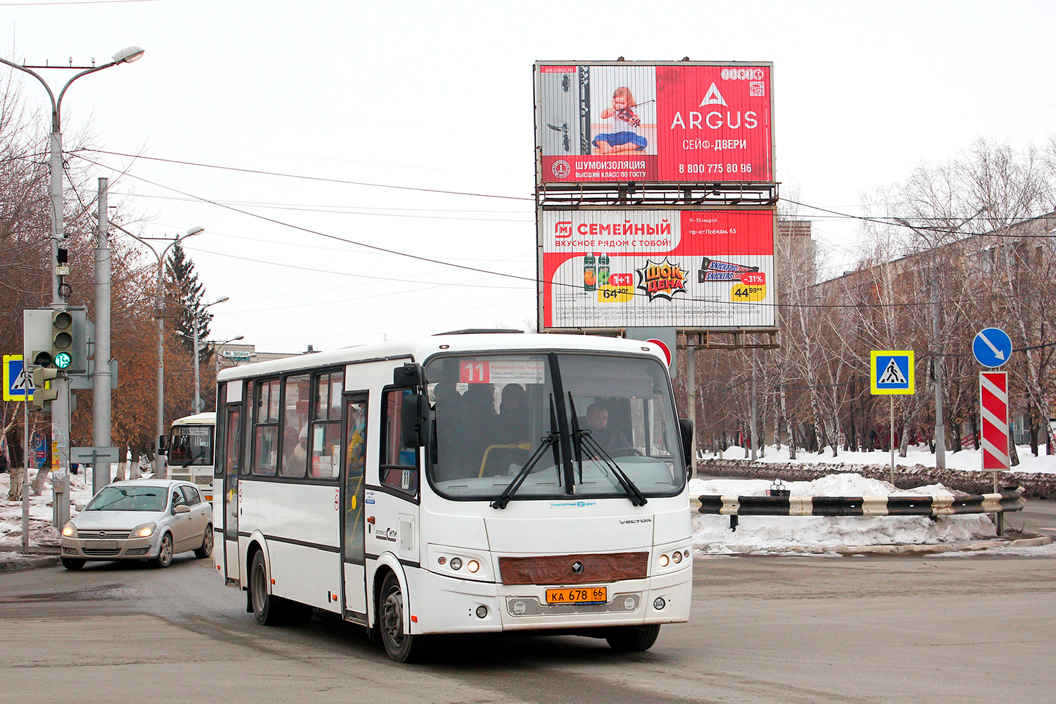 Свердловская область, ПАЗ-320412-04 "Вектор" № КА 678 66