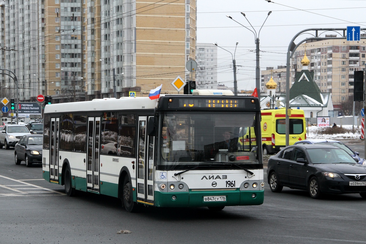 Санкт-Петербург, ЛиАЗ-5292.60 № 1961