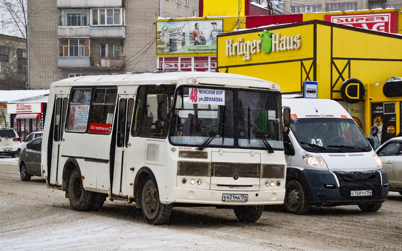 Новосибирская область, ПАЗ-32054 № Е 431 МА 154