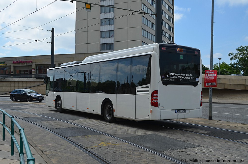 Бранденбург, Mercedes-Benz O530LE Citaro facelift LE № P-GA 129