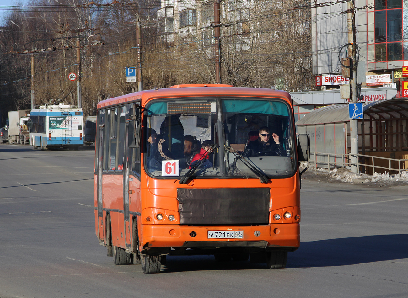 Кировская область, ПАЗ-320402-05 № А 721 РК 43