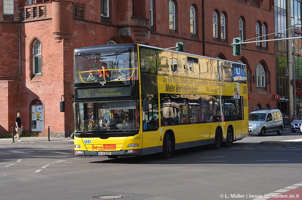 Берлин, MAN A39 Lion's City DD ND313 № 3229