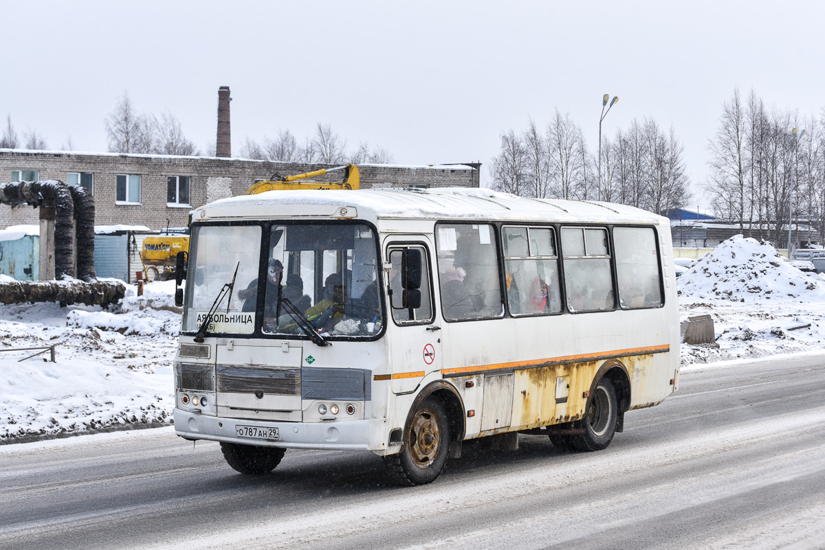 Архангельская область, ПАЗ-32054 № О 787 АН 29