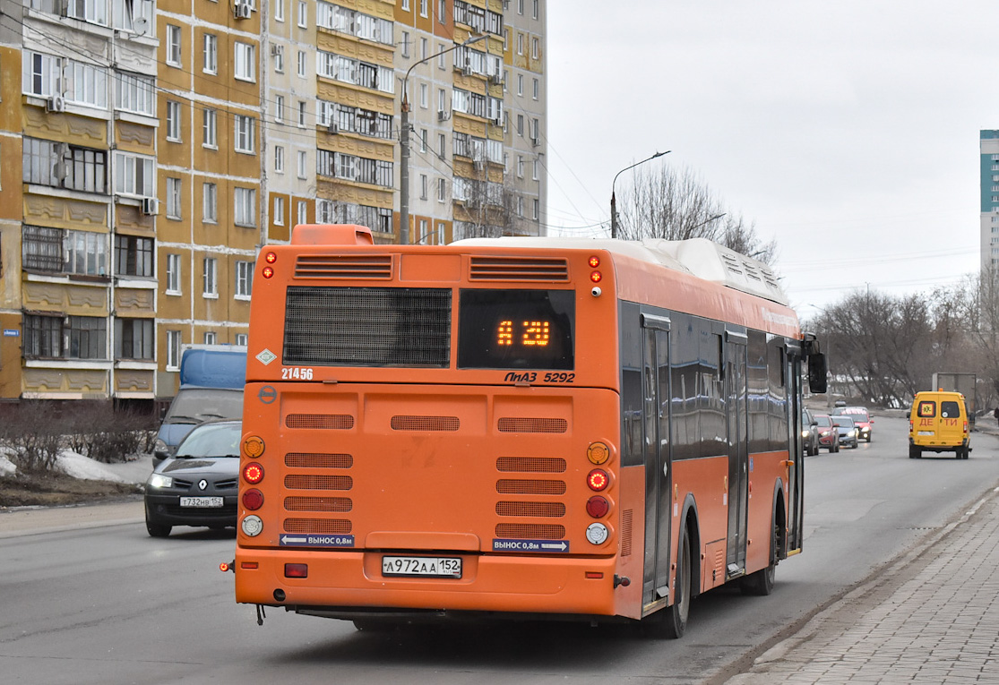 Нижегородская область, ЛиАЗ-5292.67 (CNG) № 21456