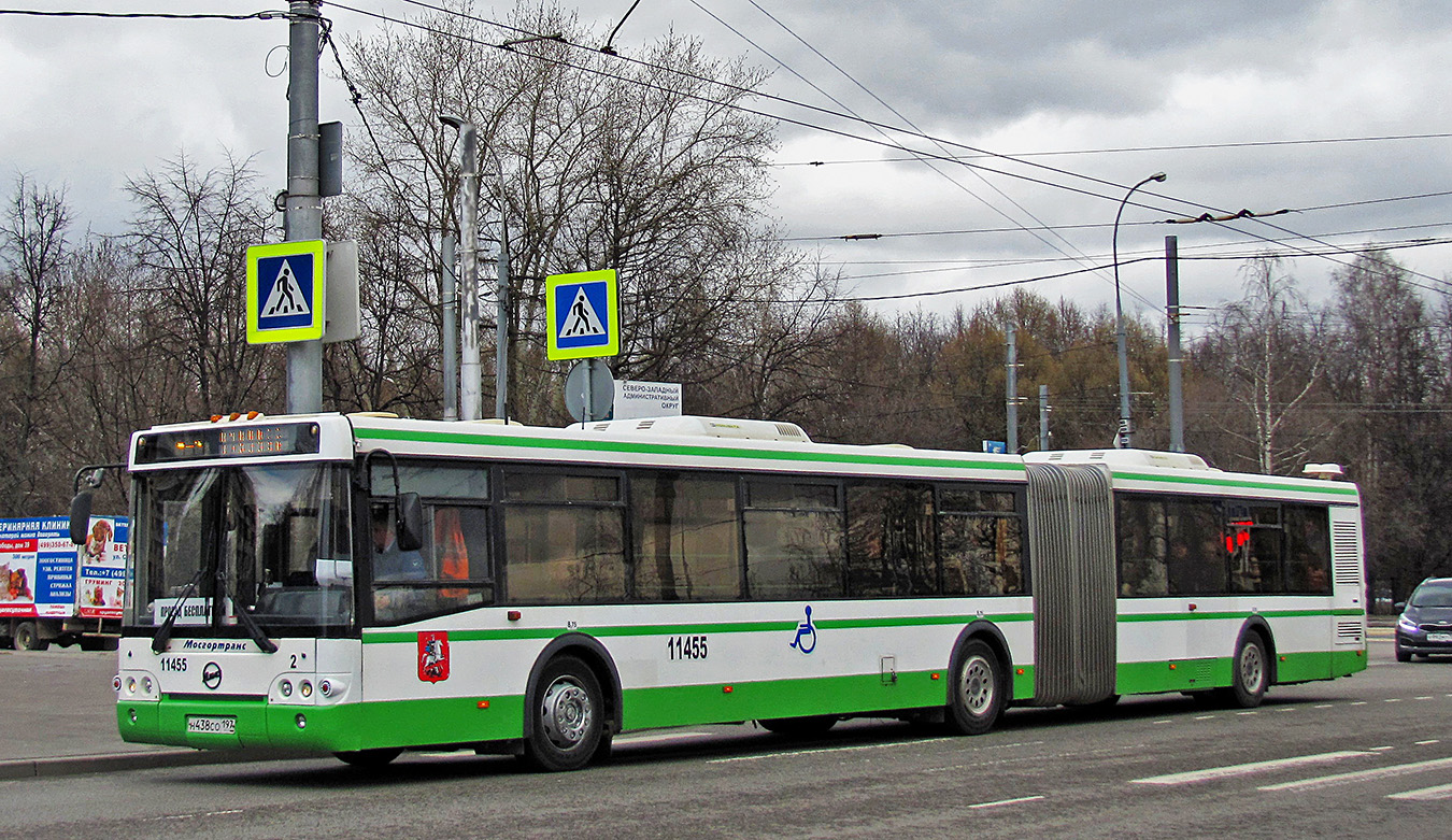 Москва, ЛиАЗ-6213.21 № 11455