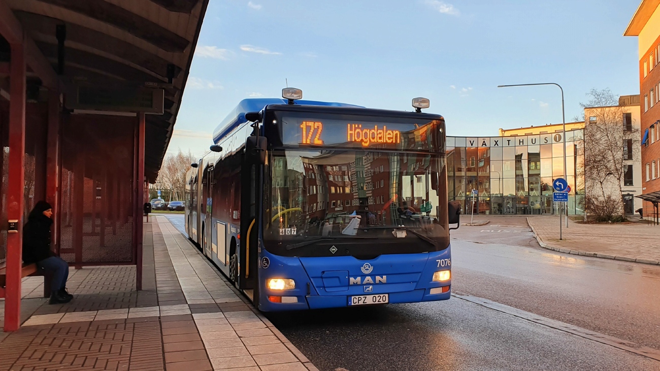 Sweden, MAN A23 Lion's City GL NG313 CNG № 7076