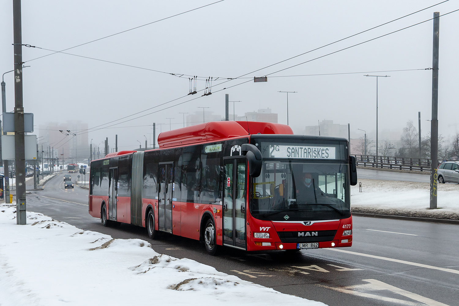 Литва, MAN A23 Lion's City G NG313 CNG № 4177