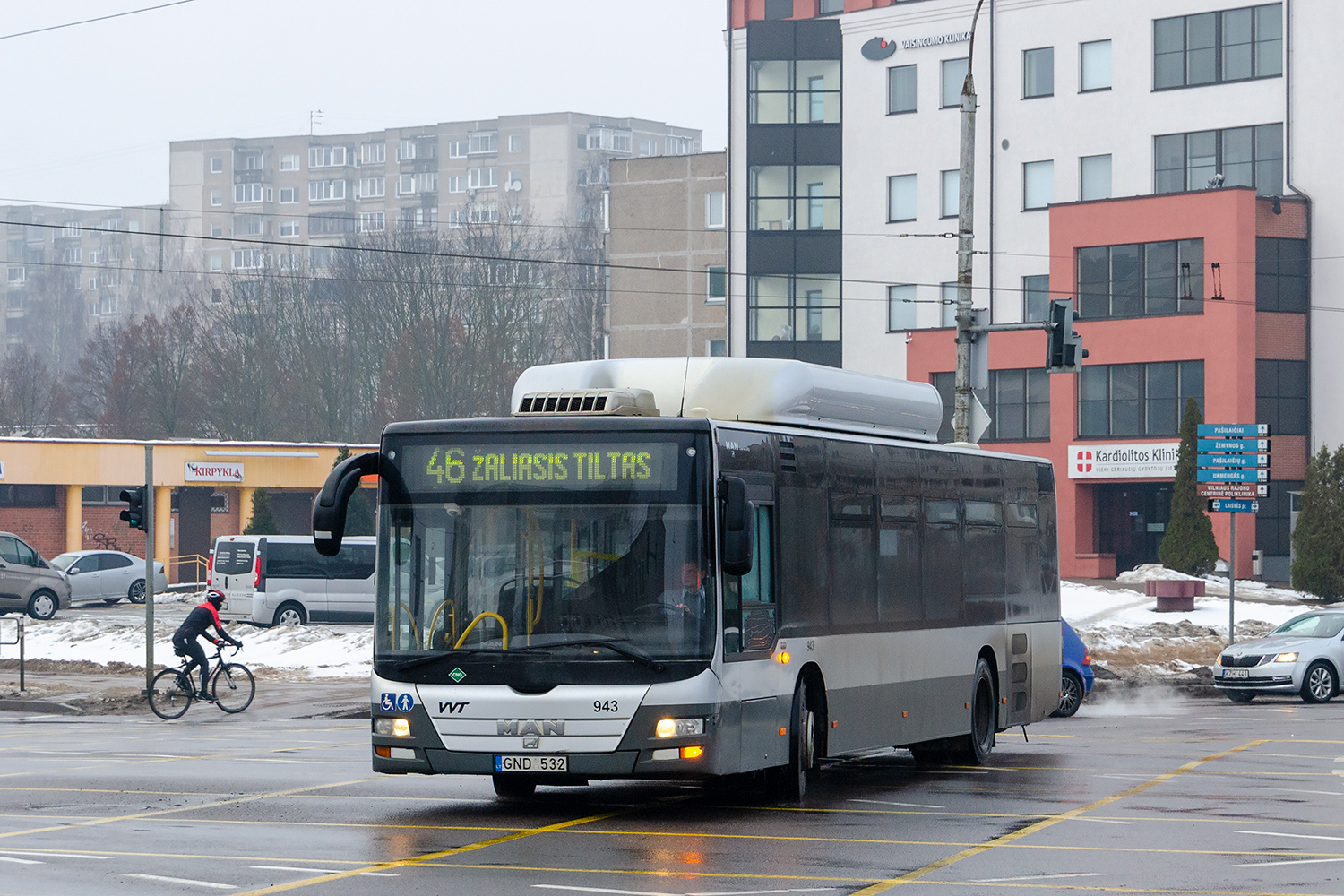 Литва, MAN A21 Lion's City NL273 CNG № 943