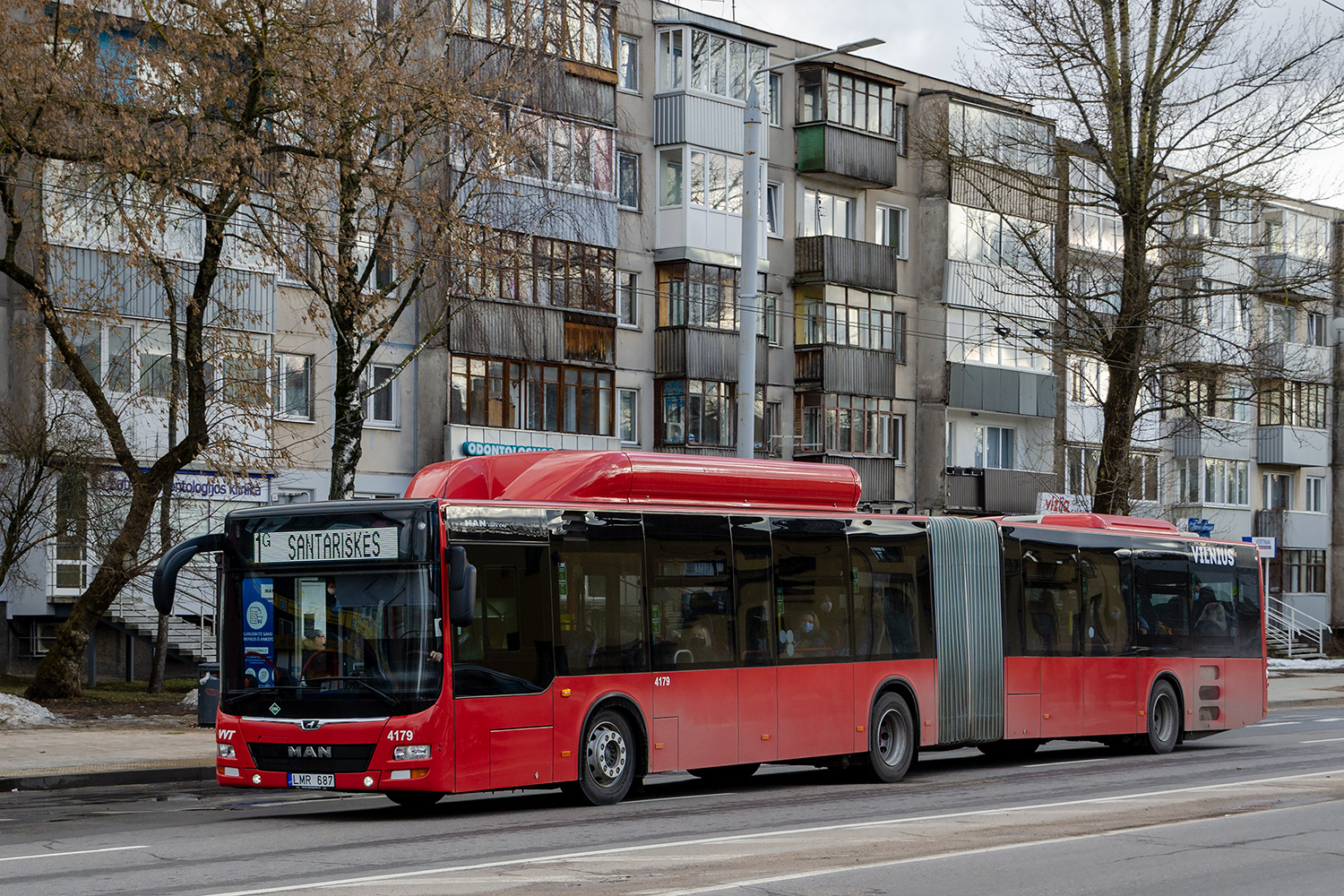 Литва, MAN A23 Lion's City G NG313 CNG № 4179