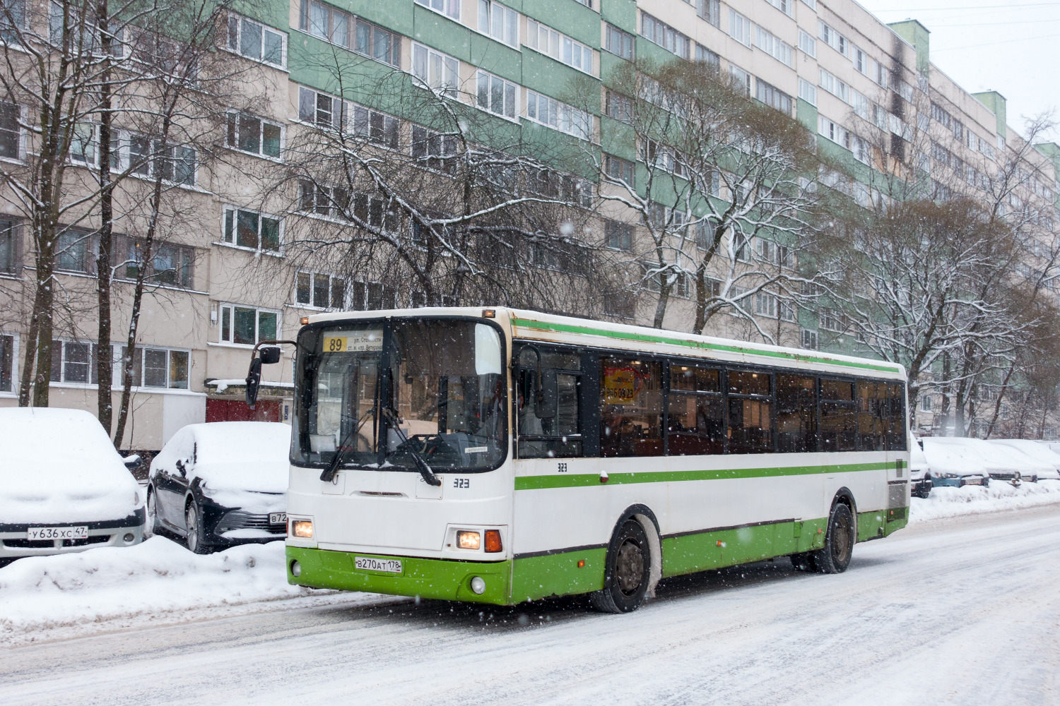 Санкт-Петербург, ЛиАЗ-5293.53 № 323