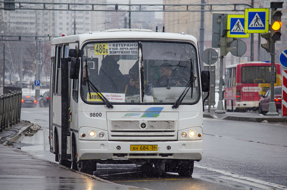 Санкт-Петербург, ПАЗ-320302-11 № 9800