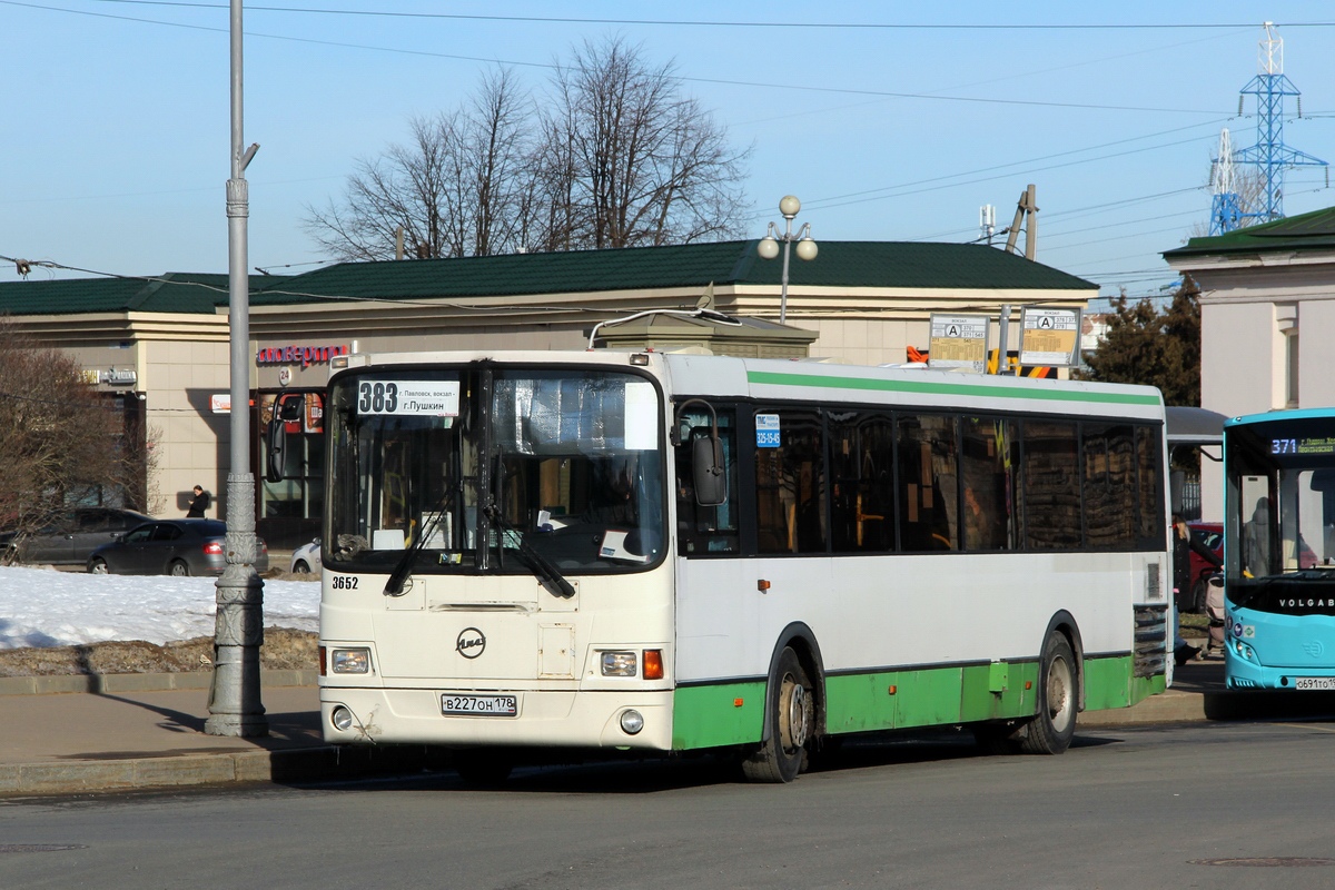 Санкт-Петербург, ЛиАЗ-5293.60 № 3652