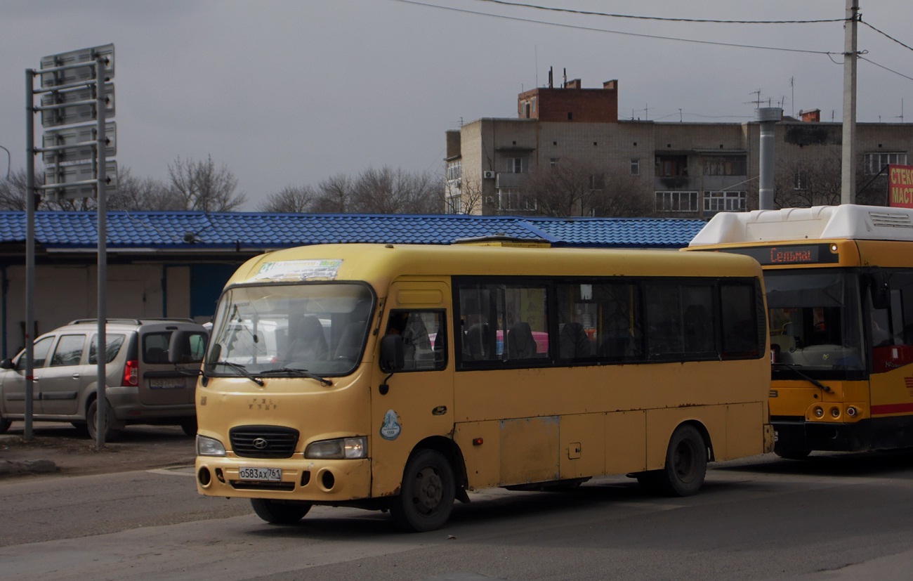 Ростовская область, Hyundai County LWB C11 (ТагАЗ) № О 583 АХ 761