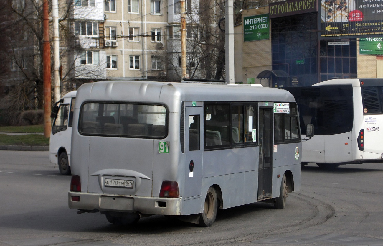 Ростовская область, Hyundai County LWB C10 (ТагАЗ) № А 170 ТМ 161