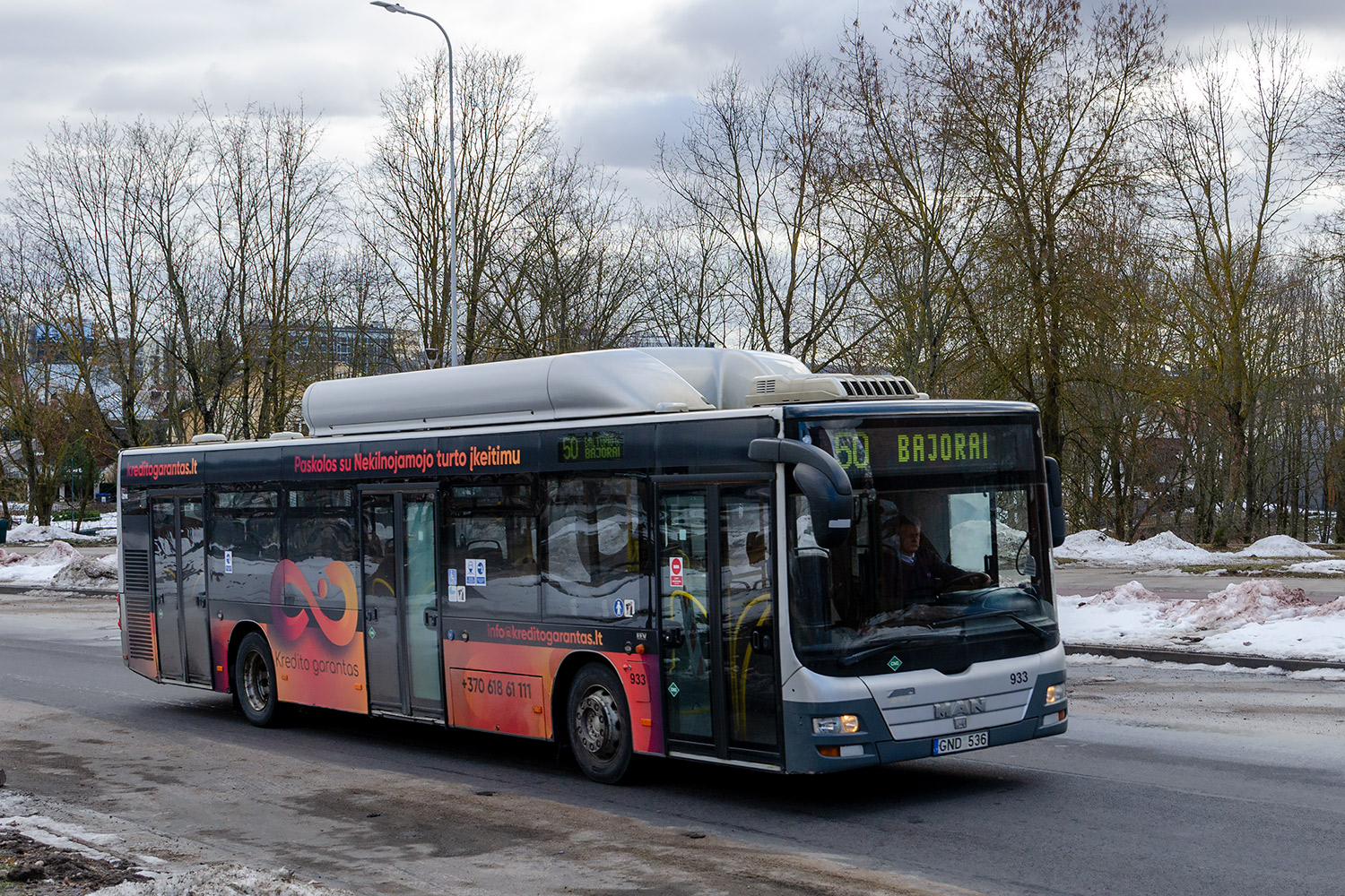 Литва, MAN A21 Lion's City NL273 CNG № 933