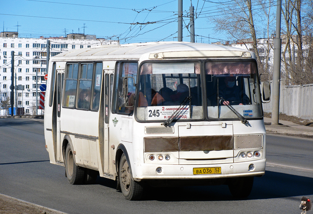 Нижегородская область, ПАЗ-4234-04 № ВА 036 52