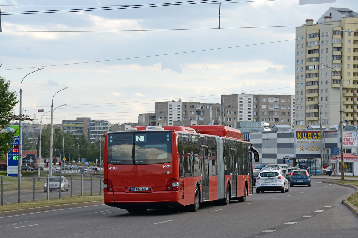 Литва, MAN A23 Lion's City G NG313 CNG № 4180