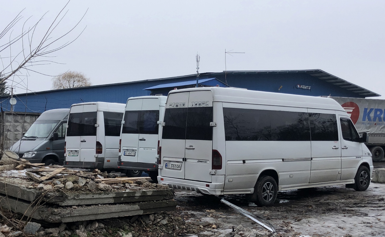 Киевская область, Mercedes-Benz Sprinter W903 308CDI № AI 3761 OA; Киевская область, Omnibus Trading Sunset № AI 0441 IX; Киевская область — Разные фотографии