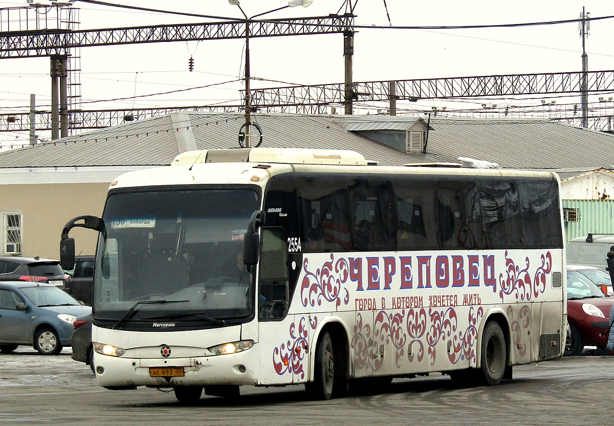 Вологодская область, Marcopolo Andare 1000 (ГолАЗ) (Hyundai) № 2554