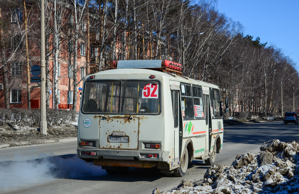 Новосибирская область, ПАЗ-32054 № К 038 ОХ 154