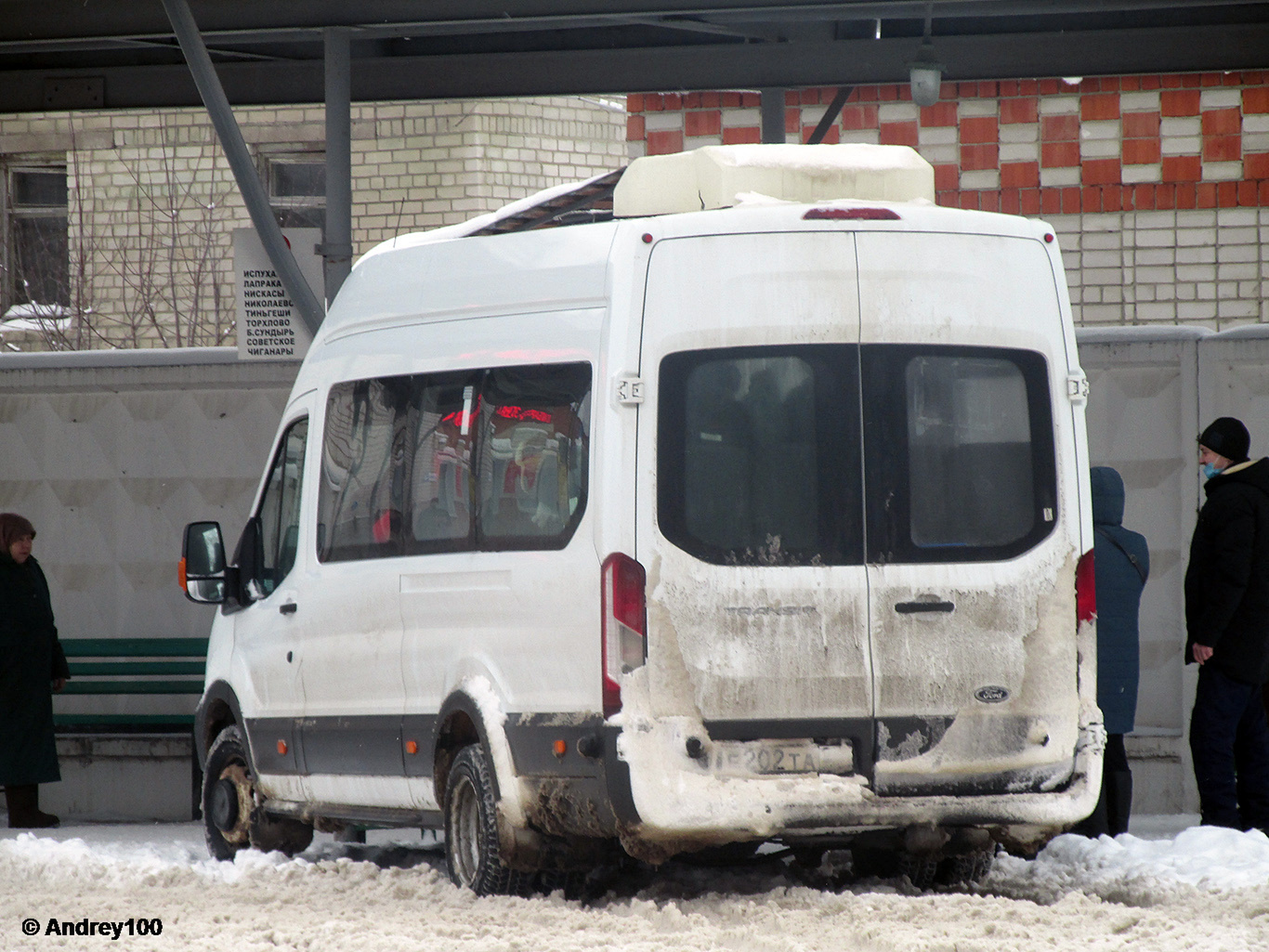 Чувашия, Ford Transit FBD [RUS] (Z6F.ESG.) № Е 202 ТА 21