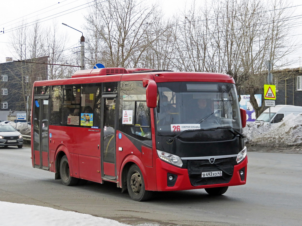 Кировская область, ПАЗ-320435-04 "Vector Next" № В 493 ХО 43