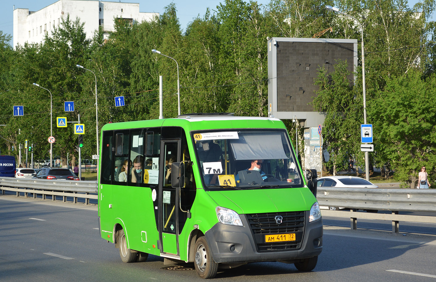 Тюменская область, ГАЗ-A64R45 Next № АМ 411 72